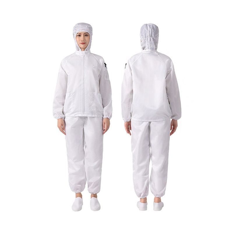 ESD kabát ESD sapkával és nadrággal